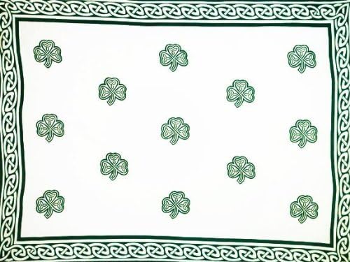 La Fleva1 World Sarongs Mens Celtic Sarong in Shamrock Trinity