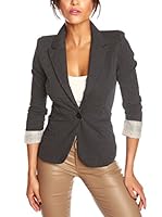 Glamour Paris Americana Mujer (Azul Marino)