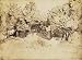 Sepia Corot Landscape - Jean-Baptiste-Camille Corot Art Print Poster 15 x 11