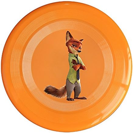 C56NP Zootopia Nick Wilde High Quality Plastic Flying Disks Orange (3colors)