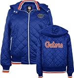 Florida Gators -Women's- Diamond Quilted Full Zip Hooded Jacket