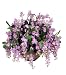 Artificial Lavender Wisteria Hanging Basket