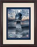 Framed 8.5 x 11 Super Bowl XLIII Program Print | Details: 2009, Steelers vs Cardinals