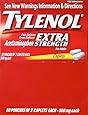 Tylenol(R) Extra-Strength, 2-Caplet Dosage, 100 caplets total,500mg each