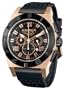 Haurex Italy Men's 3R350UNH Challenger 2 Chrono Black Dial Watch