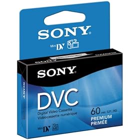 Sony DVM60PRRX/5 60 min Premium Mini Digital Video Cassettes (5pk)