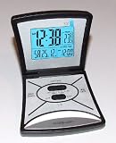 Fold Up Digital Travel Alarm Clock thermometer and calander