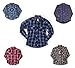 Wrangler&reg; Plaid Long Sleeve Snap Shirts