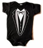Tuxedo - Silly Baby Onesie, Black