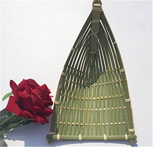 Bamboo Rattan Food Storage Baskets Boat Type Dessert Fruit Platter