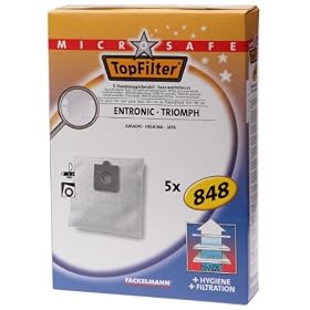 Top Filter - 848 - Sac Aspirateur - Microsafe en Non-Tiss� - pour Entronic - Triomph