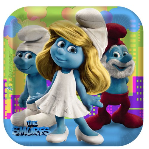 Hallmark Smurfs Dinner Plates