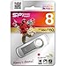 Silicon Power 8GB Firma ZN F80 USB 2.0 Flash Drive, Gray Aluminium (SP008GBUF2F80V1S)