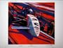 "De Ferran" Racing Print Autographed By Gil De Ferran and Derek Walker