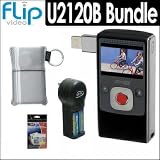 PURE Digital Flip UltraHD - Camcorder - High Definition - widescreen - 0.92 Mpix - flash card - black