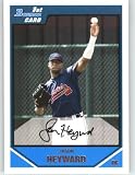 2007 Bowman Draft Draft Picks # BDPP54 Jason Heyward (RC) - Atlanta Braves - Rookie Baseball Card in a Protective Display Case