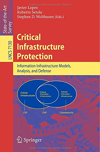 Critical  Infrastructure Protection: Advances in Critical Infrastructure Protection: Information Infrastructure Models, Analysis, and Defense (Lecture Notes in Computer Science)