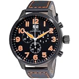 Zeno Men's 6221-8040-BK-A1 Super Oversized Black Chronograph Dial Watch