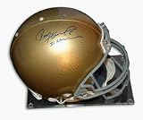 Paul Hornung Autographed Notre Dame Fighting Irish Pro Line Full Size Helmet with 5 and 56 Heism
