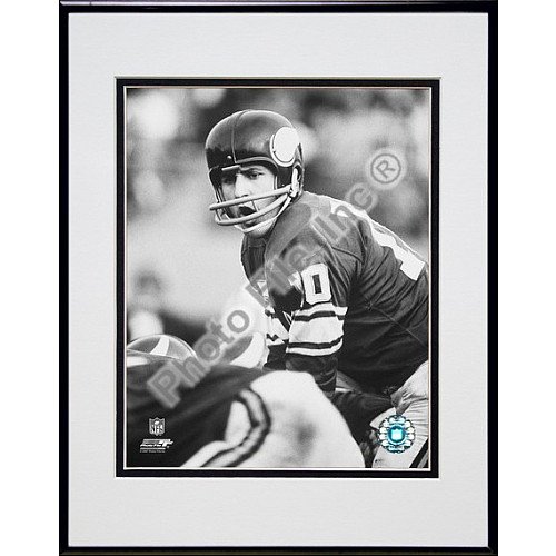Photo File Minnesota Vikings Fran Tarkenton Framed Photo