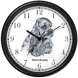 Cocker Spaniel (Adult) Dog Wall Clock by WatchBuddy Timepieces (Slate Blue Frame)
