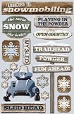 CARDSTOCK STIX SNOWMOBILE