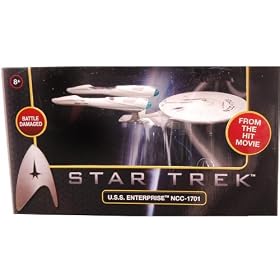 Hot Wheels Star Trek X Movie Version USS Enterprise NCC-1701 Battle Damaged P8517 by Mattel