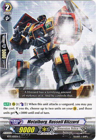 Cardfight!! Vanguard TCG - Metalborg, Russell Blizzard (BT17/105EN) - Booster Set 17: Blazing Perdition ver.E
