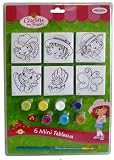 D'Arpge - Loisirs Cratifs  - Dessin et Peinture - 6 mini tableaux  peindre Charlotte aux Fraises