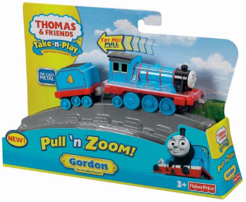 Thomas the Train: Take-n-Play Pull n' Zoom Gordon Diecast - Import