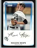 2011 Bowman Draft Prospects Baseball Card # BDPP45 Mason Hope - Miami Florida Marlins (Draft Pick / Prospect / RC - Extended Rookie Card) MLB Trading Card in Screwdown Case!