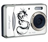 Easypix DC512-W Digitalkamera (5 Megapixel, 8-fach digitaler Zoom, 6,1 cm Display) weiss - 
