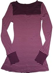 Women's Mudd Shirt Purple Striped Size Medium