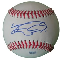 Jean Segura Autographed ROLB Baseball, Milwaukee Brewers, Los Angeles Angels of Anaheim, Proof Photo