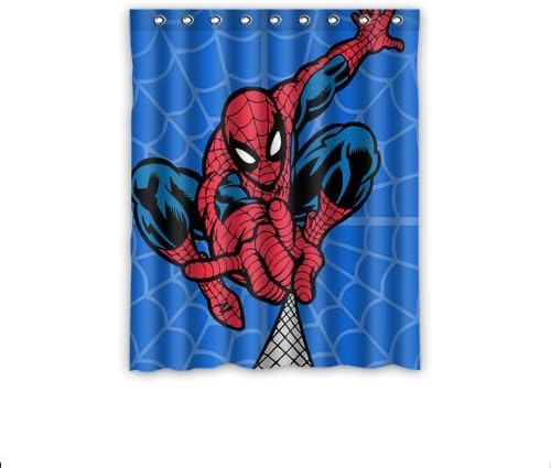 New Custom Spider-Man Window Curtains/drape/panels/treatment Polyester Fabric Office/Home/Bedroom Decor 52"x 63"