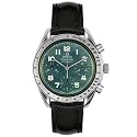 Omega Women's Speedmaster Reduced Automatic Shiny Black Leather Watch #3802.73.51