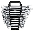 Mechanic's Complete 22-Piece Combination Wrench Set - SAE + Metric - Lifetime Warranty