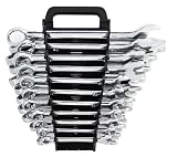 Mechanic's Complete 22-Piece Combination Wrench Set - SAE + Metric - Lifetime Warranty