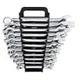 Mechanic's Complete 22-Piece Combination Wrench Set - SAE + Metric - Lifetime Warranty