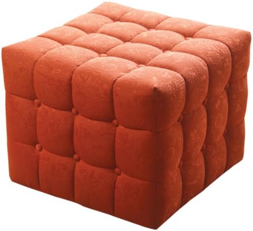Sandy Wilson Bella Ottoman, Orange Rust