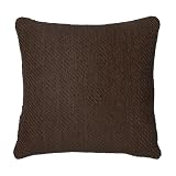 Chenille Pillow - Brown (18x18)