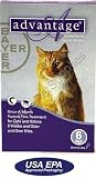 ADVANTAGE Cat Flea Control over 9 lbs Purple 6 Month