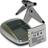 FUJI NP-40 Equivalent Digital Camera Battery & AC/DC (Home/Car) Charger for FinePix F650 / F470 / F810 & Many More