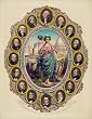 A Patriotic Print, 'Presidents of the U.S.,' - Created for Lincoln's First Inaugural, 1861 - Remarkable 16"x20" Photographic Print from the Library of Congress