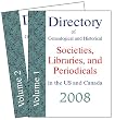 Directory of Genealogical and Historical Societies, Libraries and Periodicals in the US and Canada, 2008 (Directory of Genealogical and Historical Societies in the Us and Canada)    2 Volume Set
