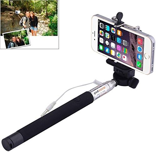 Z07-5S Portable Selfie Stick Monopod Extendable Handheld Holder, Max Length: 101.4Cm(Black)