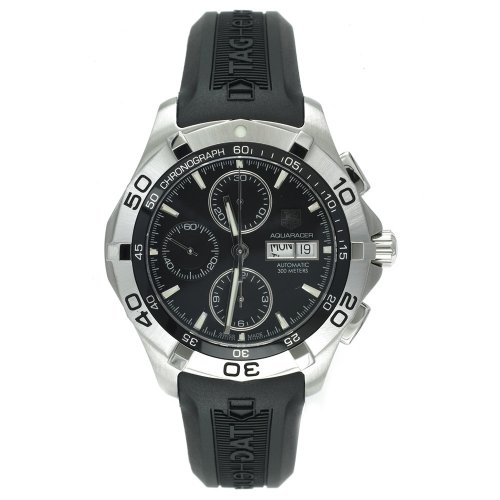 TAG Heuer Men s CAF2010.FT8011 Aquaracer Automatic Chronograph Rubber Strap Watch