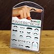 Gama-Go Fingerstache Temporary Tattoos