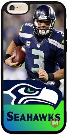 Seattle Seahawks Russell Wilson iPhone 6 Rubber Case Cover
