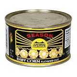 Seasons Flower Cut Baby Corn, 8-Ounces (Pack of 12)